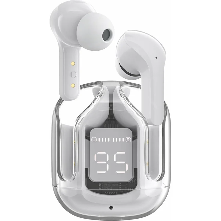 Acefast T6 In-Ear Wireless Kopfhörer Earbuds Headphones TWS Bluetooth 5.0 Modern Grau - IPX4 wasserdicht, 20 Stunden Musikgenuss, Bluetooth 5.0