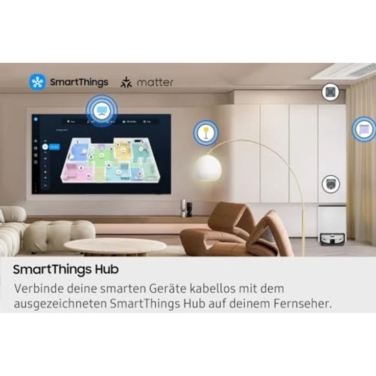SAMSUNG GQ98Q7F QLED TV, 98 Zoll UHD 4K Smart TV mit Vision AI und 120Hz Bildwiederholrate – Bild 9