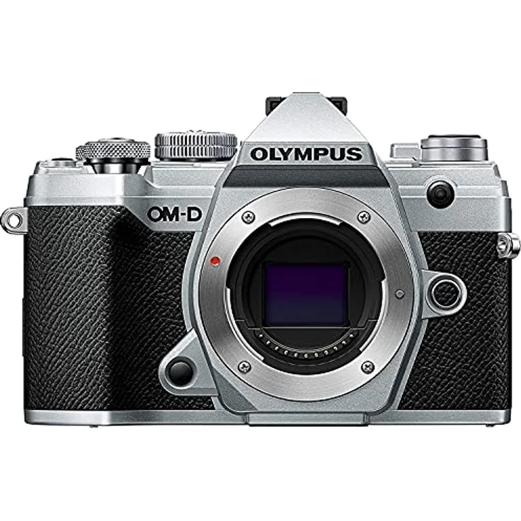 Olympus OM-D E-M5 Mark III Micro Four Thirds Systemkamera Gehäuse, 20 MP Sensor, 5-Achsen Bildstabilisator, leistungsstarker Autofokus, elektronischer OLED Sucher, 4K-Video, WLAN, Bluetooth, silber – Bild 2