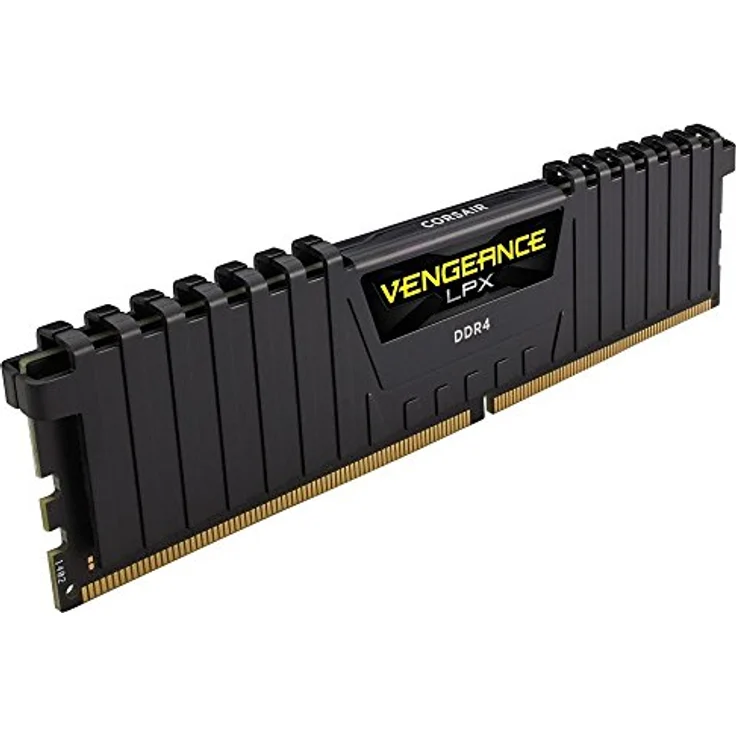 Corsair CMK16GX4M1A2400C14 Vengeance LPX 16GB (1x16GB) DDR4 2400MHz C14 XMP 2,0 High Performance Desktop Arbeitsspeicher, Schwarz – Bild 2