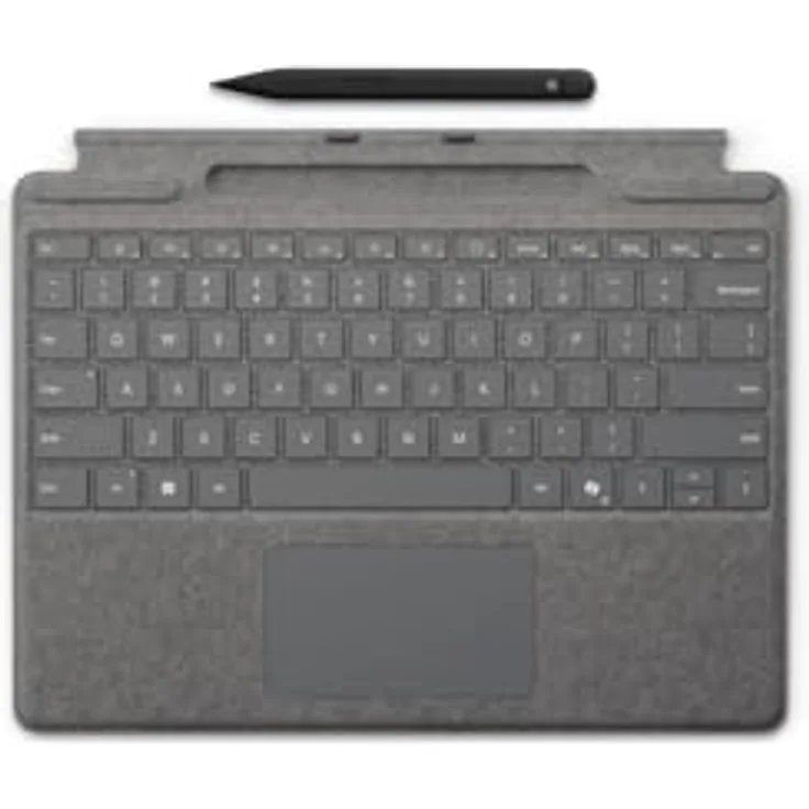 Microsoft Surface Next Nabu Bundle AT/DE Platinum Kabellose Tastatur in Silber