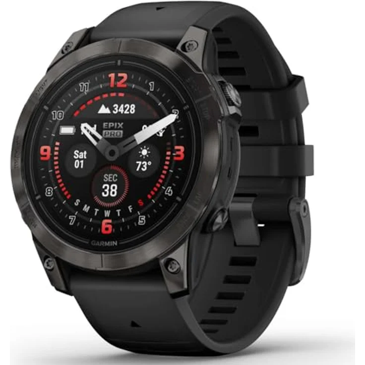 Garmin Epix Pro Gen 2 Sapphire Edition (47 mm, Titan), Sportuhr + Smartwatch mit AMOLED-Display und 16 Tage Akkulaufzeit – Bild 2