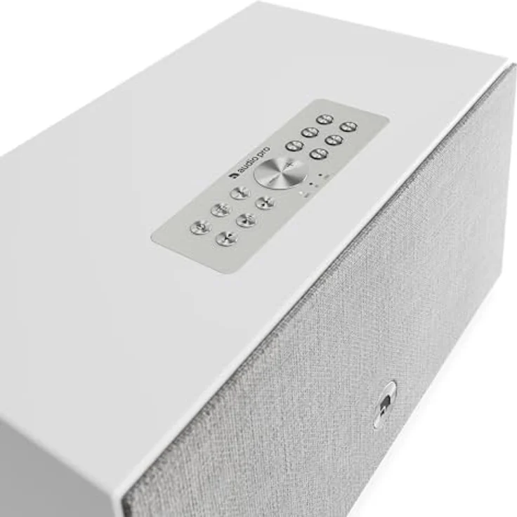 Audio Pro C10 MkII W, Streaming-Lautsprecher mit WLAN, Chromecast, Bluetooth, Airplay 2 und Multiroom-Funktion, Weiss – Bild 4