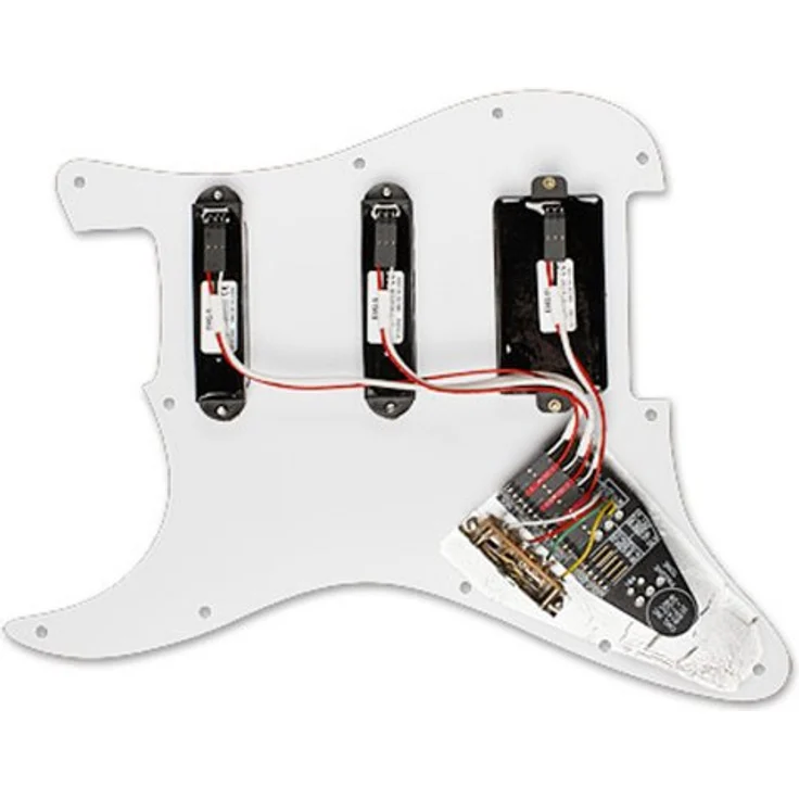 EMG KH20 Kirk Hammet, Komplettes Tonabnehmer-Set mit S/S/81 Pickups und weißem Perloid Schlagbrett – Bild 3
