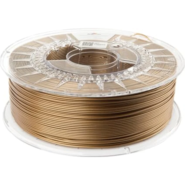 Spectrum Filaments Premium PETG Filament, 1kg, 1,75mm, Pearl Gold, Made in EU, Drucktemperatur 230-255 °C, Bauplattentemperatur 60-80 °C – Bild 2