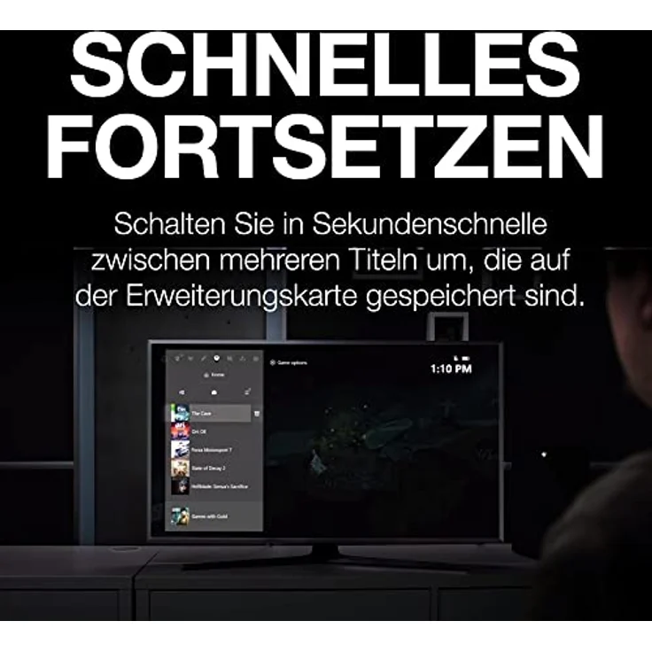 Seagate Speichererweiterungskarte Xbox Series X|S 512 GB SSD, NVMe-Erweiterungs-SDD für Xbox Series X|S, inkl. 2 Jahre Rescue Service, Modellnr.: STJR512400 – Bild 5