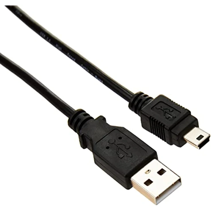 PremiumCord USB 2.0 A-B Mini-Kabel, 5-polig, Schwarz, 2 m – Bild 2