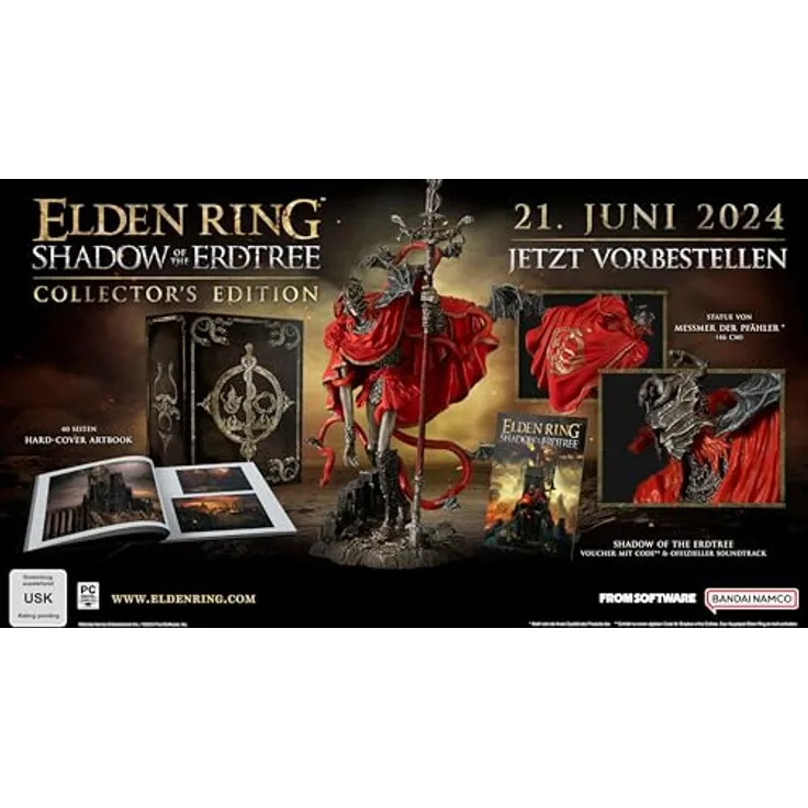 BANDAI NAMCO Entertainment Germany Elden Ring Shadow of the Erdtree Collector's Edition, größter DLC mit neuer Welt und Ausrüstung - Preisvergleich