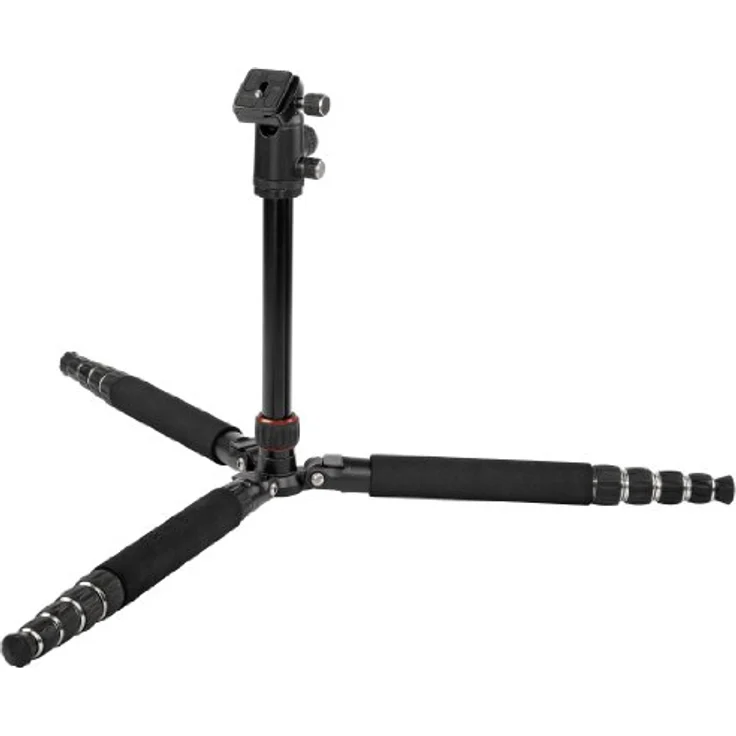 Hama Leichtes Reise-Dreibeinstativ mit 3D-Kugelkopf und Einbeinstativ-Funktion, Traveller Premium Duo 150 Ball, schwarz – Bild 5