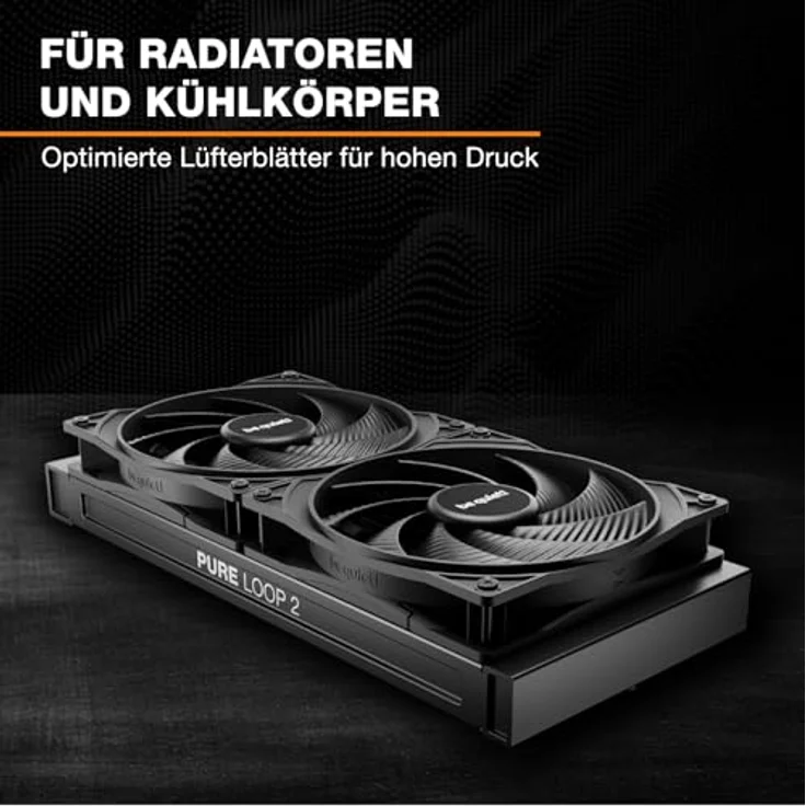 be quiet! PURE WINGS 3, 120 mm PWM Gehäuselüfter 3er Pack, schwarz – Bild 5