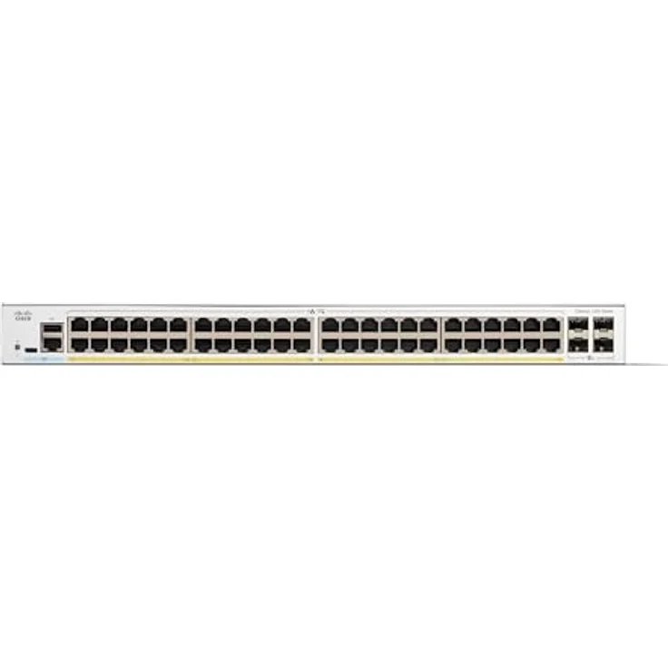Cisco Catalyst 1300-48FP-4X-Managed-Switch, 48-Port-GE, vollständiges PoE, 4 x 10-GE-SFP+, eingeschränkter Lebenszeitschutz (C1300-48FP-4X) – Bild 2