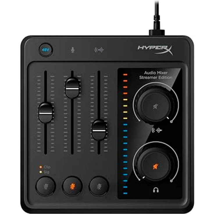 HyperX Audio Mixer - Audio Interface, Profimixer mit Studioqualität und XLR Mikrofon Unterstützung - Preisvergleich – Bild 2