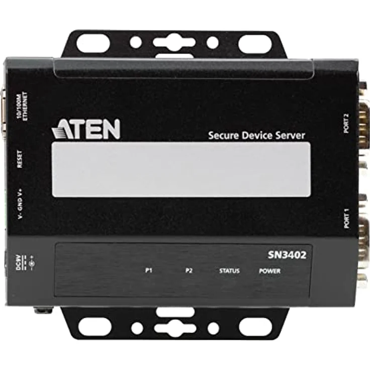 Aten SN3402, Serial Interface Extension KVM Switch mit IP-basiertem Remote-Zugriff, Schwarz – Bild 4