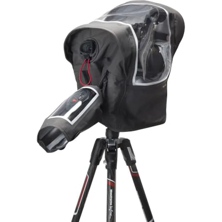 Manfrotto Pro Light Cineshield S/M Videokamera Regenschutz für kleine bis mittlere Camcorder (MB PL-CS-SM) - Wetterfestes Regenschutz-Set für Kamerazubehör – Bild 5