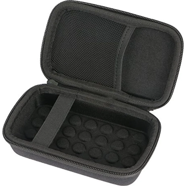 Khanka Tasche für Kodak Mini Shot/Shot 2 Retro C210R/2 Retro P210R/2 HD Wireless Fotodrucker, schwarz, stoßfest und halb wasserdicht, mit separatem Fach für USB-Kabel und Fotopapier – Bild 4