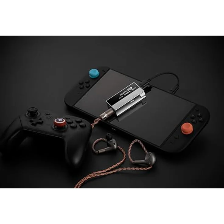 Astell&Kern AK HC5 (Display, Klangregelung, USB-DAC), Kopfhörerverstärker, Schwarz, Grau – Bild 6