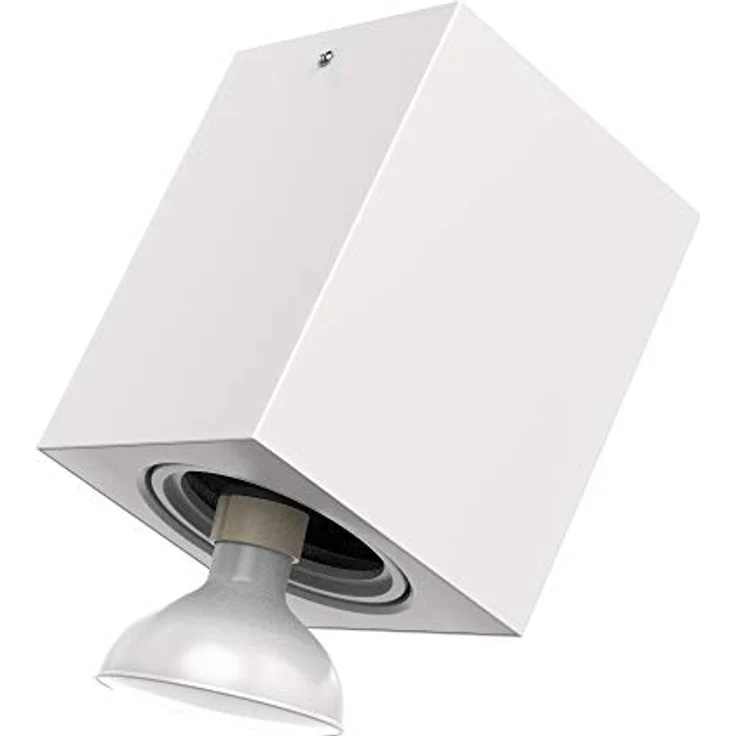 BRILONER Briloner Leuchten LED Aufbauleuchte, Deckenlampe GU10, schwenkbarer Reflektor, 400 Lumen, 3.000 Kelvin, Weiß, 8x8cm, 5 W – Bild 3