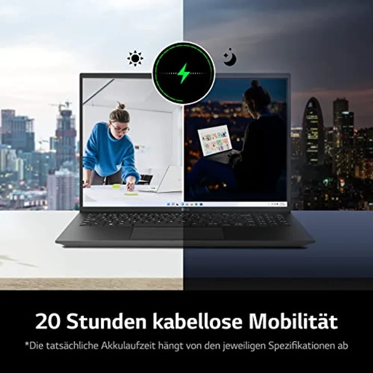 2023 LG Gram 17 Zoll Ultralight Notebook - 1.350g Intel Core i7 Laptop (16GB RAM, 512GB SSD, 20h Akkulaufzeit, 16:10 Entspiegeltes IPS-Display, Thunderbolt 4, Win 11 Home, Mirametrix) - Grau – Bild 5