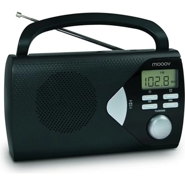 Metronic 477205 Tragbares Radio Schwarz – Bild 2