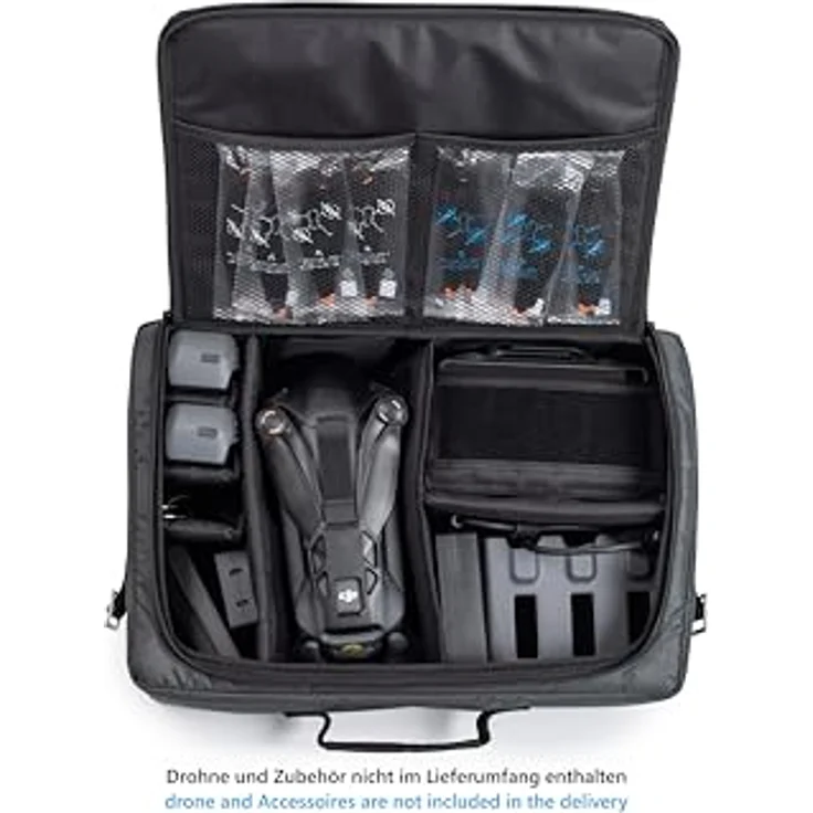 B&W International drone.bag TEX.221.Mavic4, variable Facheinteilung für DJI Mavic 4 Pro, wasserabweisend, gepolstert, mit Schultergurt, passend für Transportkoffer 5000 PP.221 – Bild 2