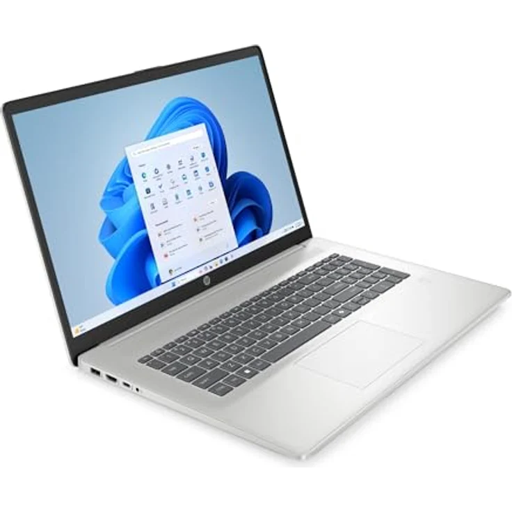 HP 17-cp2640ng Full HD Notebook, 17.3 Zoll, 1920 x 1080 Pixel, AMD Ryzen 3, 8 GB RAM, 512 GB SSD, Windows 11 Home, Silber – Bild 9