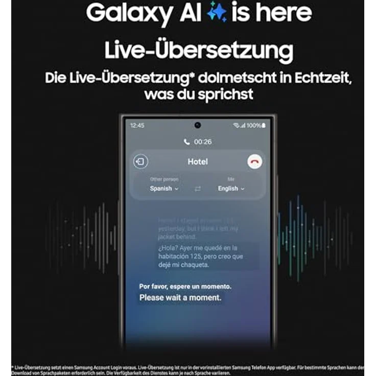 Samsung Galaxy S24 Ultra AI Smartphone, Android-Handy ohne Vertrag, 12GB RAM, 256GB Speicher, Titanium Black – Bild 3