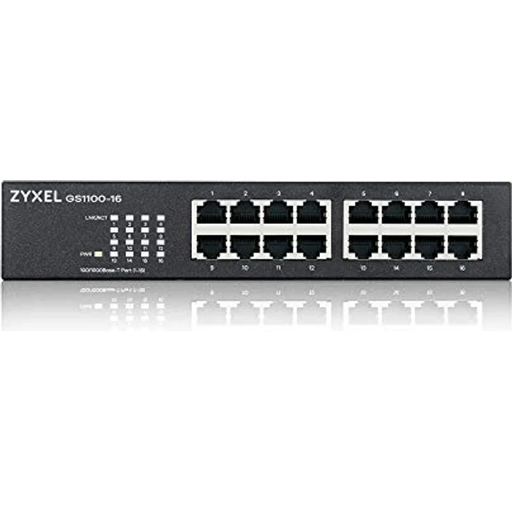 Zyxel Switch 16 Port Gigabit Unmanaged Switch GS1100-16 V3 – Bild 2