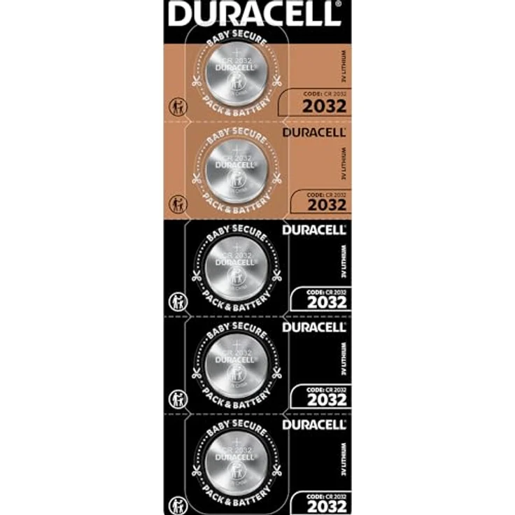 Duracell Specialty 2032 +50% More Power Lithium-Batterien, 5 Stück – Bild 2
