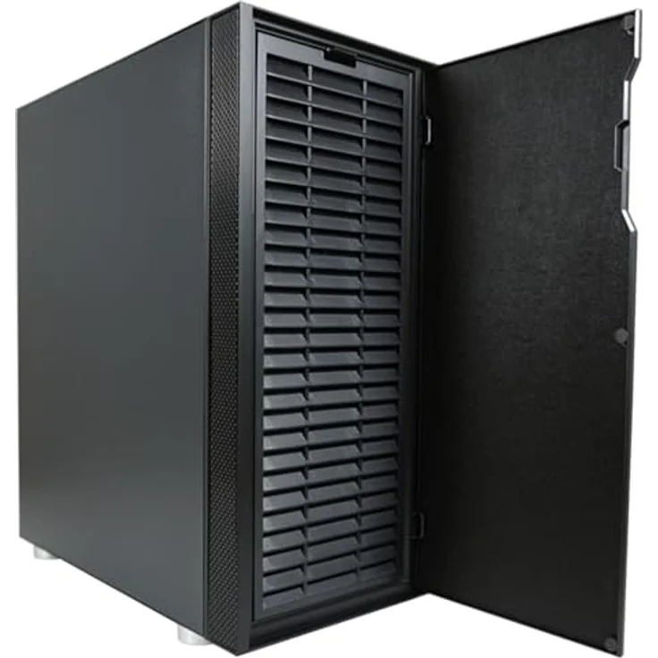 LC-Power LC-8000B-ON, Schalldichtes Midi-Tower PC Gehäuse für E-ATX/ATX/Mini-ITX, schwarz – Bild 3