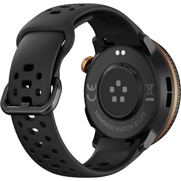 HAMMER, HAMMER Watch 2 Lite Smartwatch mit Sportmodi und Gesundheits-Tracking, Schwarz – Bild 6