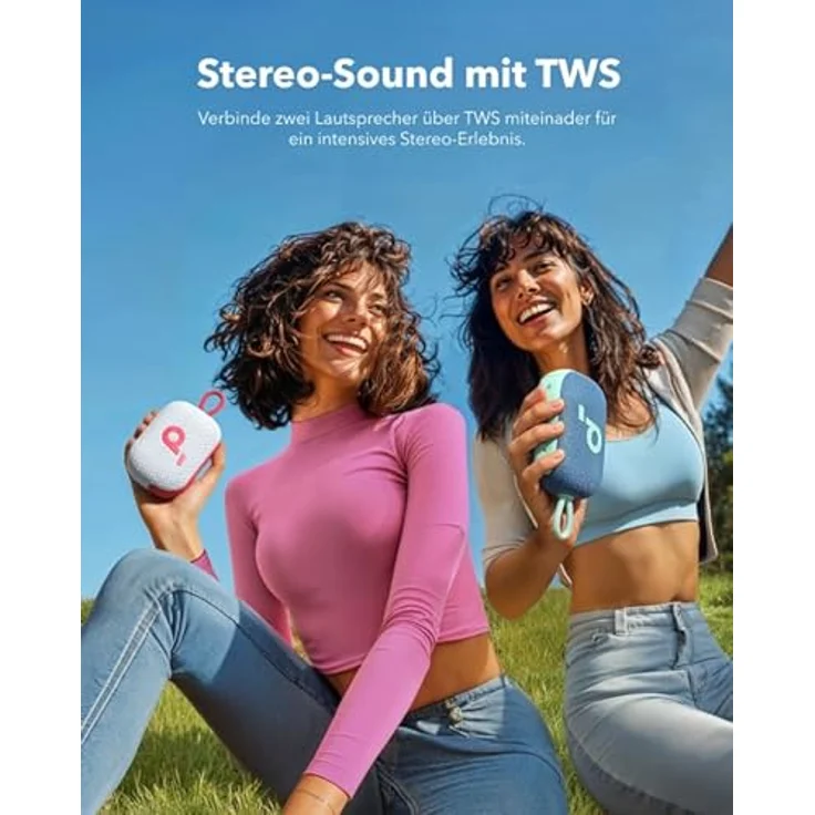 soundcore Select 4 Go Bluetooth Lautsprecher, ultraportabel, bis zu 20h Wiedergabe, IP67 Wasser- und Staubschutz, schwimmfähig, kraftvoller Sound, für drinnen und draußen, Wandern und Radfahren – Bild 6