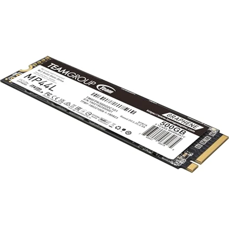 Team Group MP44L 500 GB M.2 PCIe SSD - 5000 MB/s, Aluminiumfolie mit Graphenbeschichtung – Bild 3