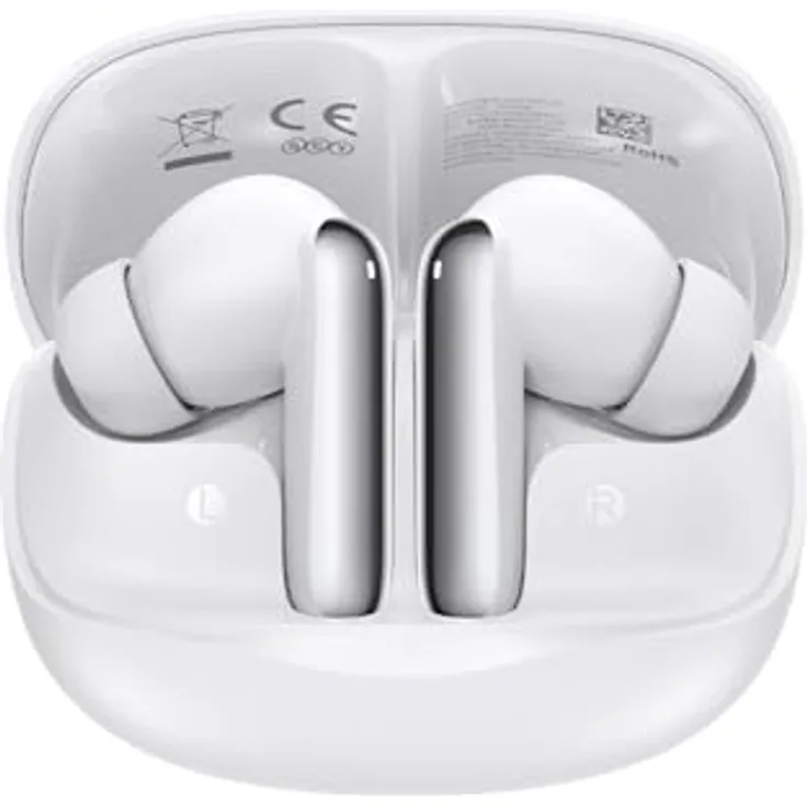 QCY MeloBuds HT12, In-Ear Kopfhörer mit ANC, 24h Akkulaufzeit, sechs Mikrofonen und EQ-Einstellungen, Weiß