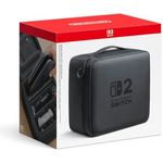Nintendo Reisekoffer für Nintendo Switch 2, schwarz, mit Reißverschluss, versandkostenfrei