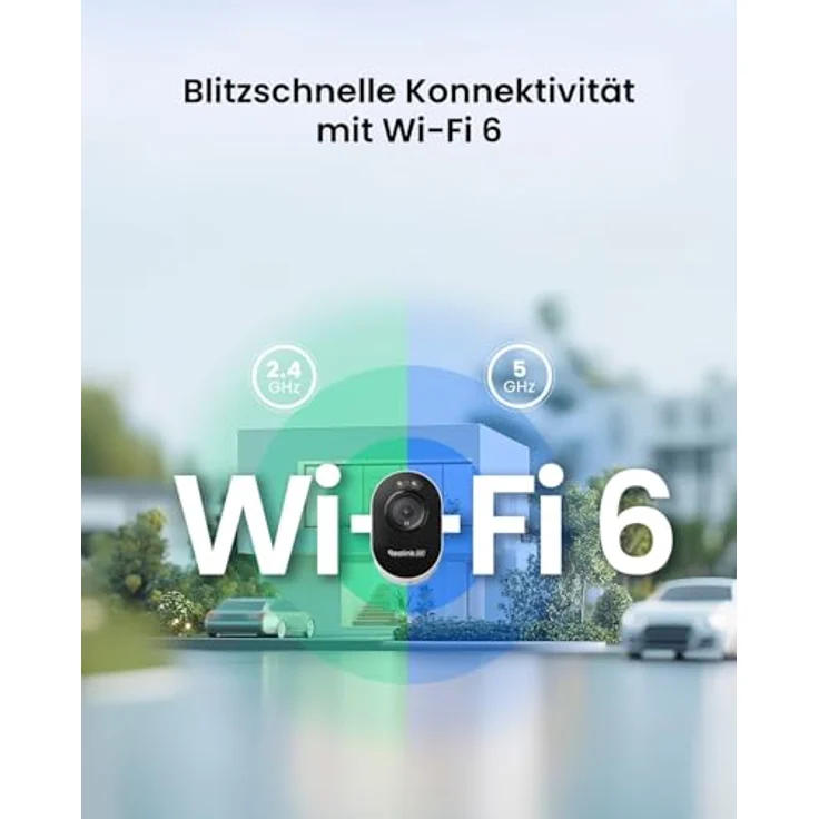 Reolink Lumus Pro 4K Wi-Fi 6 Überwachungskamera Aussen, Dual-Band Wi-Fi, Farb-Nachtsicht, 24/7-Aufzeichnung, intelligente Erkennung, wetterfest, Plug-In – Bild 4