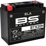 BS Battery BTX20H, Wartungsfreie AGM-Batterie, werkseitig aktiviert, hohe Leistungsabgabe, auslaufsicher, montierbar in mehreren Positionen