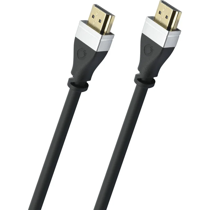 OEHLBACH SL UHS 48 Gbit/s HDMI-Kabel, Männlich Gerade auf HDMI Typ A, 2 m, Schwarz, Versandkostenfrei – Bild 1