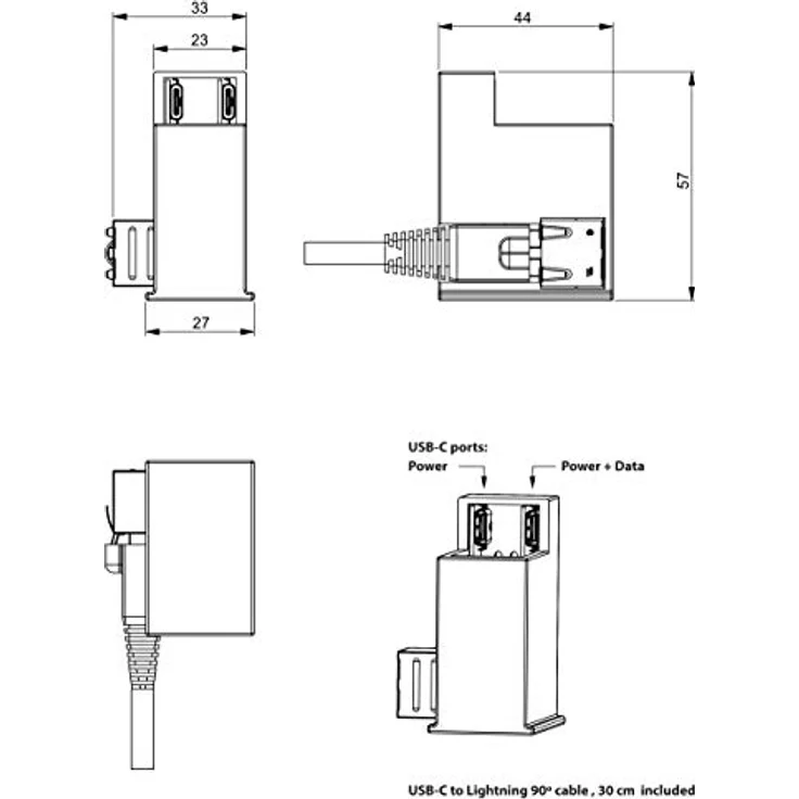 smart Things s28 L sCharge PoE FIT, PoE Stromversorgung für Strom und Daten, IEEE 802.3af/at/(PSE) für iPad 10.2, iPad Mini und iPhone – Bild 2