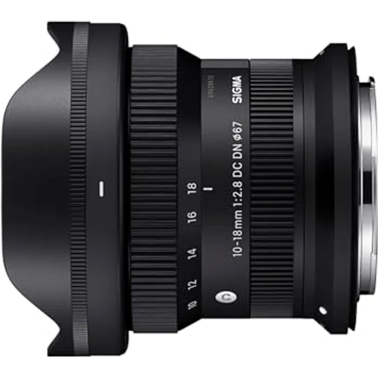 Sigma 10-18mm F2.8 DC DN Contemporary, Ultraweitwinkel-Zoom-Objektiv für Canon RF-Mount, kompakt und leicht, hervorragende Bildqualität