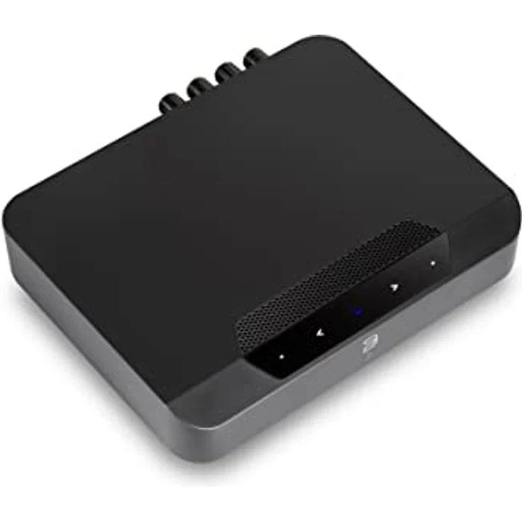 Bluesound Powernode Edge kompakter kabelloser hochauflösender Multiroom Musik-Streamer - Schwarz – Bild 3