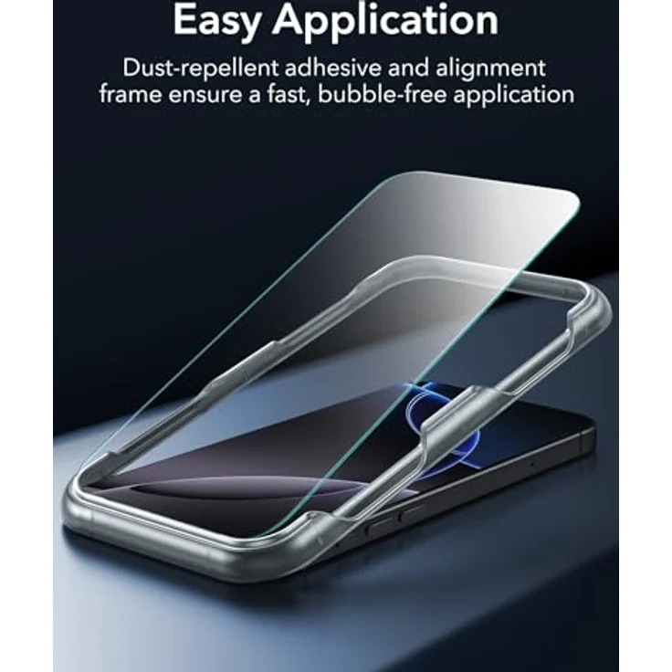 ESR iPhone 16 Pro Max Hülle (4 in 1) Set, Transparente Matte Hülle mit Displayschutzfolie, MagSafe-kompatibel, Militärnorm Schutz, Schwarz – Bild 5