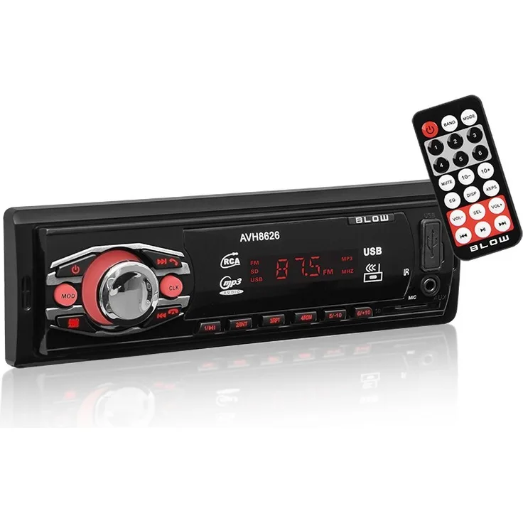 Blow BLOW AVH-8626, Auto Radio mit Bluetooth, FM-Tuner und USB/SD Unterstützung, schwarz