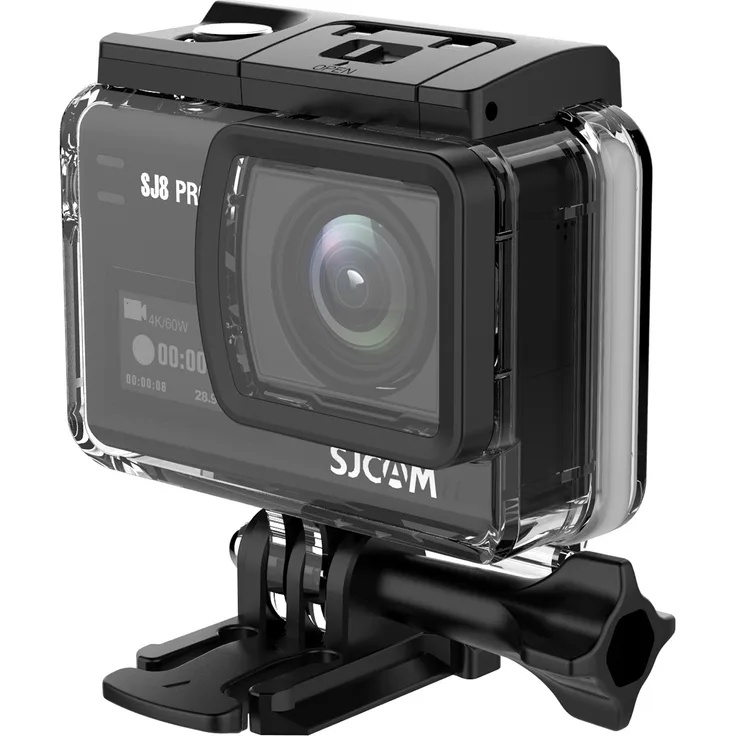 SJCAM SJ8 PRO, 4K 60FPS Actionkamera mit EIS, 170° Weitwinkel, 8-fachem Digitalzoom und 2,33 Zoll Touchscreen, wasserdichtes Gehäuse
