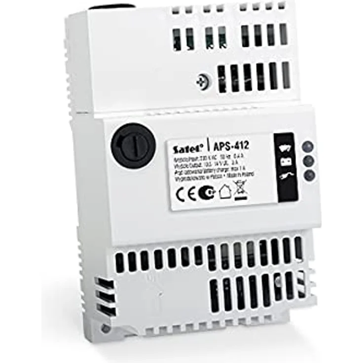 Satel APS-412, USV mit Input Betriebsspannung (min.): 10,5 V, Output Betriebsspannung (max.): 12 V, Stromstärke (maximal): 4 A, kompakt, grau – Bild 2