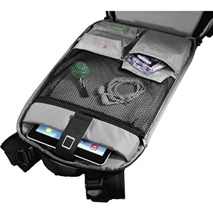 Hama Kamerarucksack für 2 DSLR Kameras und Ausrüstung (Fotorucksack, 21 L, Schnellzugriff, Tabletfach, Regenschutz, Stativhalterung, handgepäcktauglich) Kameratasche schwarz – Bild 3