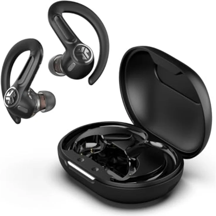 Jlab Epic Sport ANC 3 In-Ear-Kopfhörer (56+ Stunden Spielzeit) in Schwarz – Bild 2