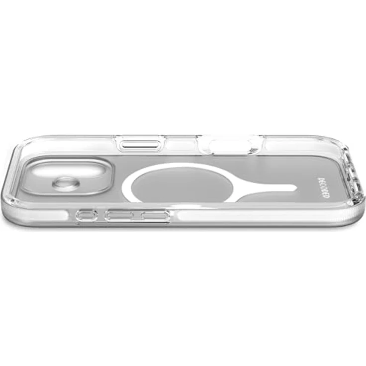 Decoded Transparent Clear Case für iPhone 17, 100% recyceltes Material, Anti-Vergilbung, MagSafe-kompatibel, 4 Meter DropTec Schutz, kratzfest, Frosted Weiß – Bild 4