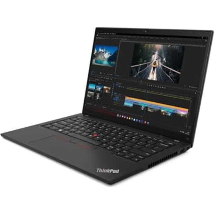 Lenovo ThinkPad T14 G4, 14" Notebook mit Intel Core i5-1335U, 16GB RAM, 512GB SSD, Schwarz, unterstützt bis zu 3 Monitore, umweltfreundlich – Bild 6