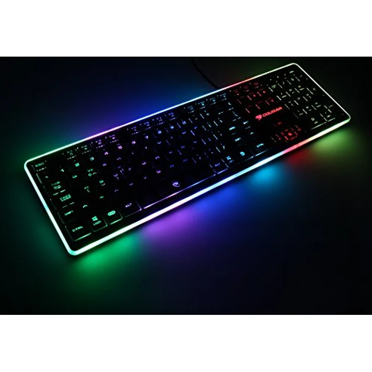Cougar Vantar Gaming-Tastatur | Flache Scissor-Switches | Multicolour-LED-Beleuchtung mit Effekten CH QWERTZ – Bild 4