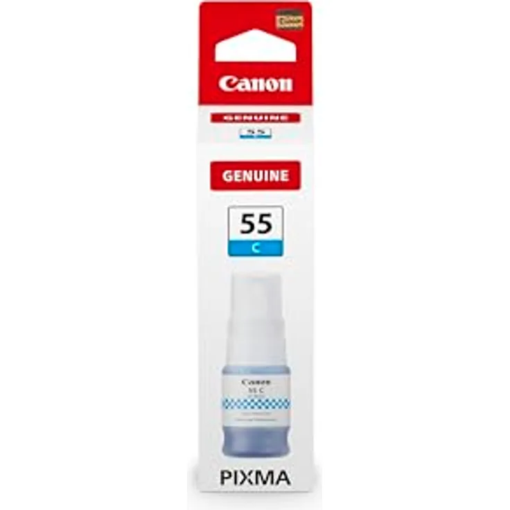 Canon GI-55C Cyan, Original Druckerpatrone mit hochwertiger Tinte
